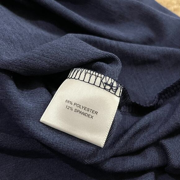 Peter Millar Womens Performance Blue T Shirt Size Small (company logo) - Picture 4 of 6